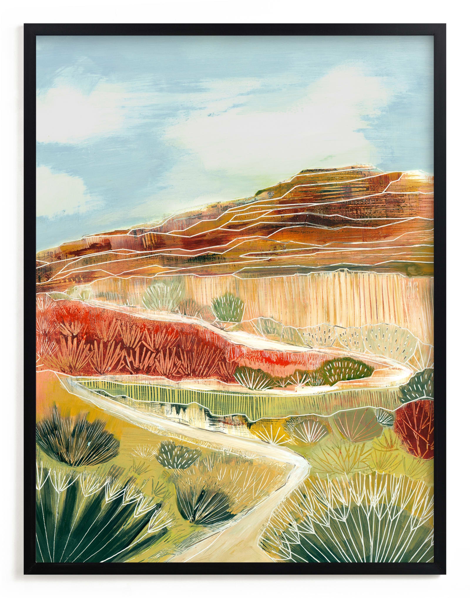 Ancient Desert Path Limited Edition Fine Art Print 2 - Image 0