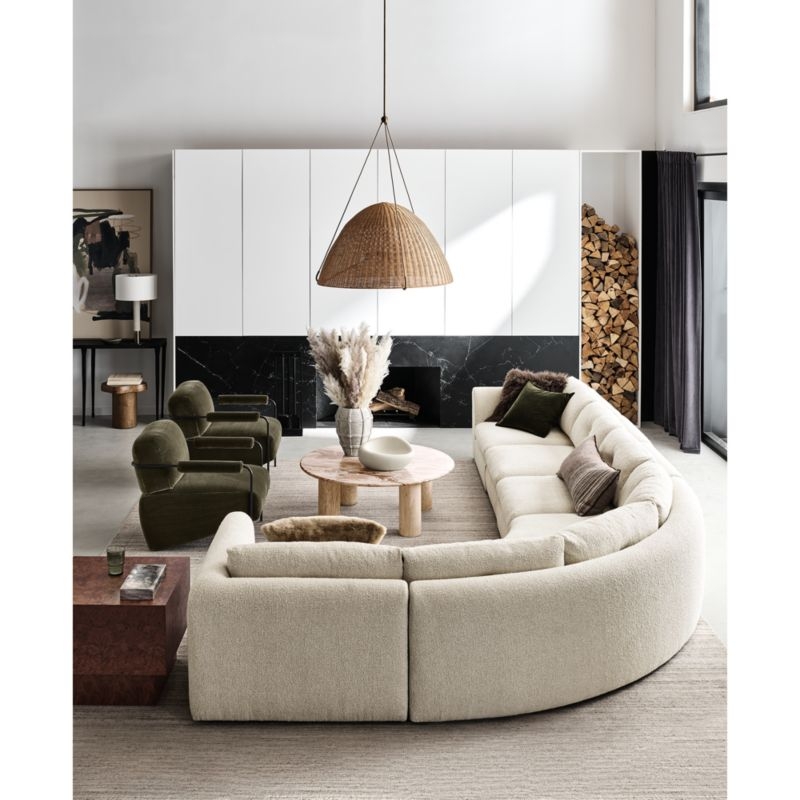 Bucktown Modular 6-Piece Sectional Sofa with Ottoman - Image 5