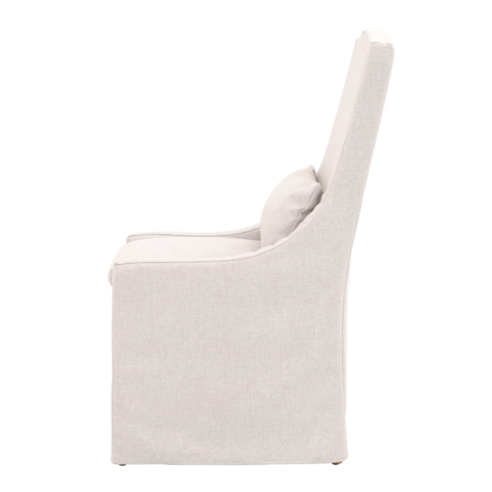 Odessa Outdoor Slipcover Dining Chair, White - Image 2