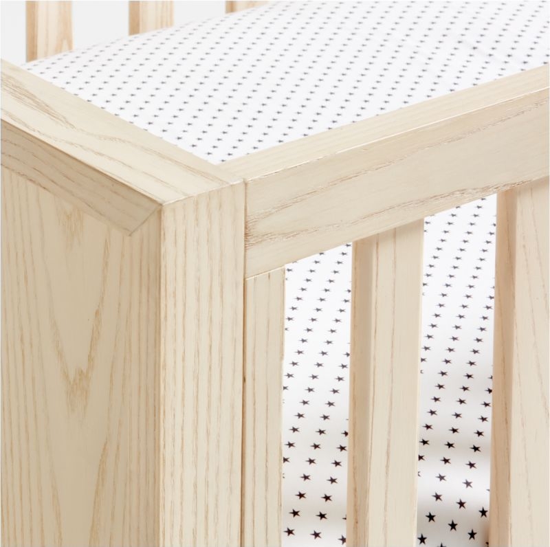 Gemini Light Ash Wood Toddler Bed Rail - Image 7