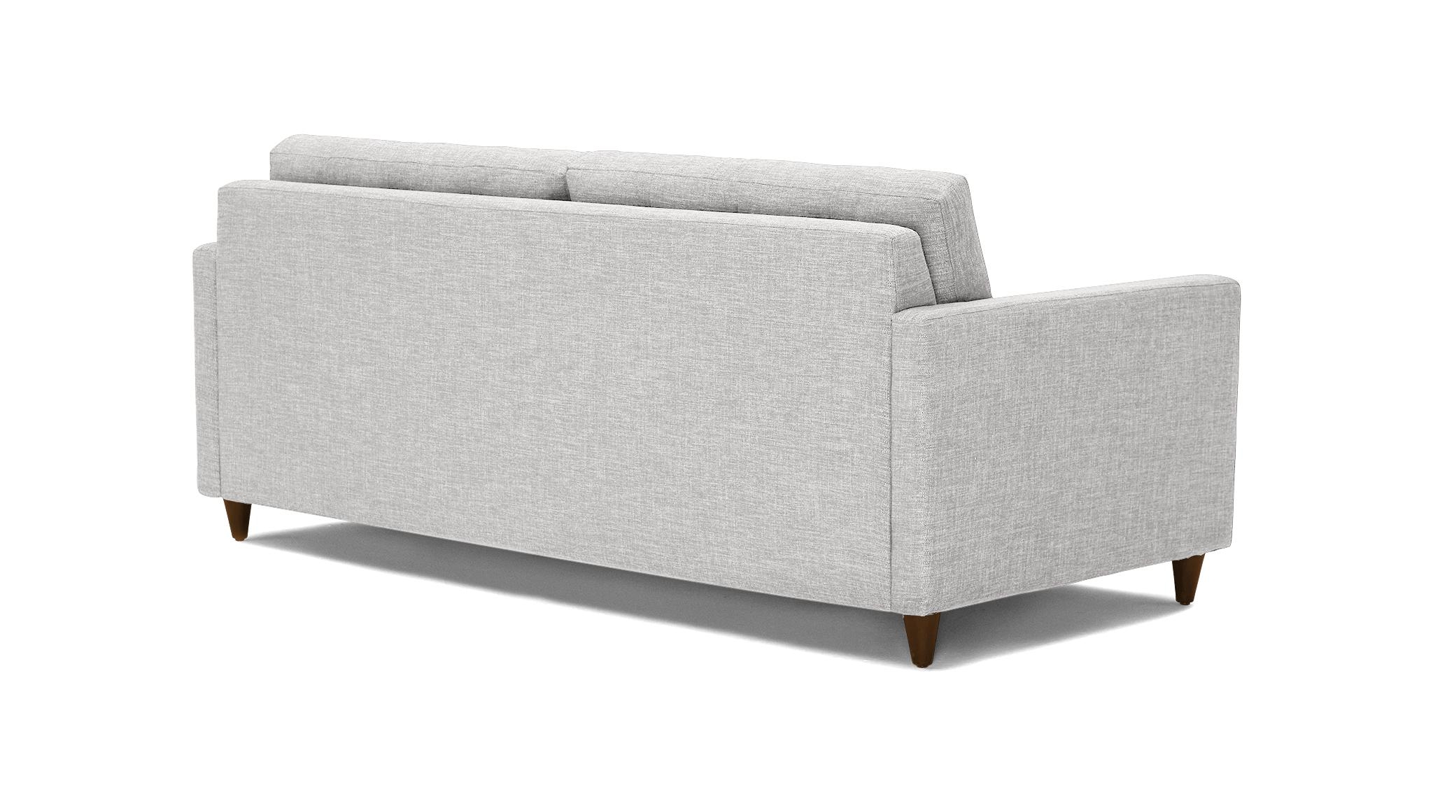 Gray Eliot Mid Century Modern Sleeper Sofa - Sunbrella Premier Fog - Mocha - Foam - Image 3