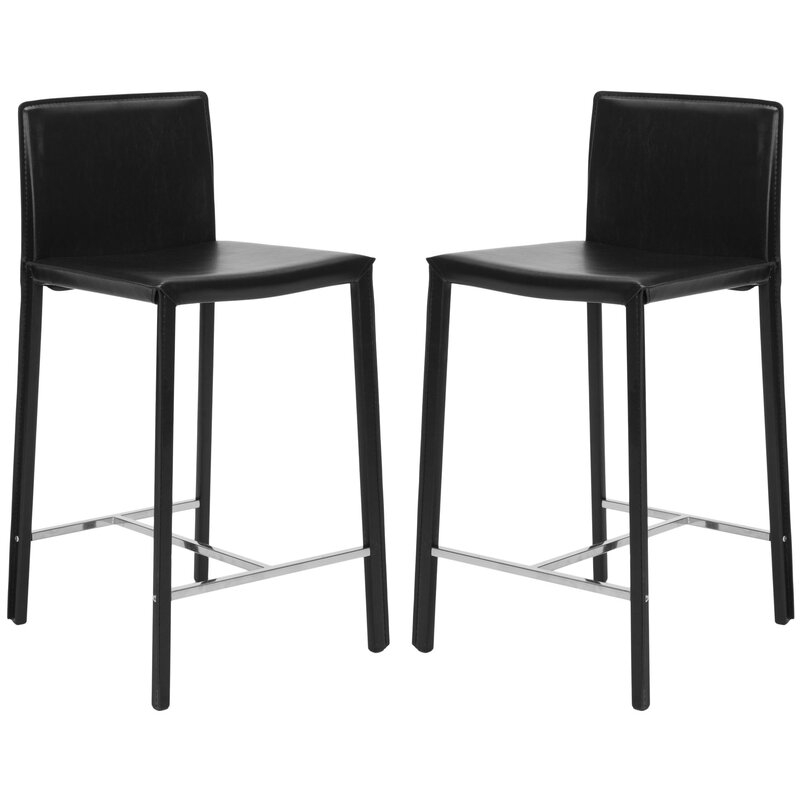 24" Counter Stool Color: Black - Image 0