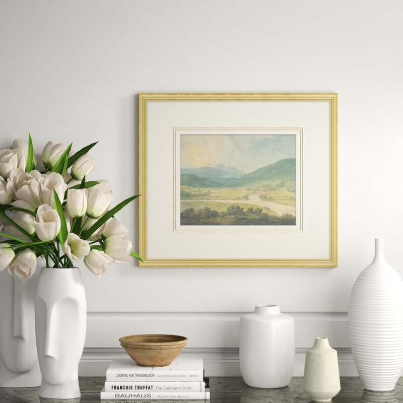 Wendover Art Group Mountain Perspective 2 - Framed Painting - Image 0