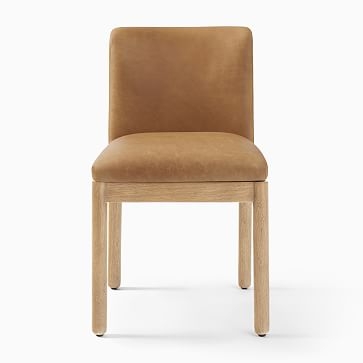 Hargrove Side Chair, Ludlow Leather, Sesame, Dune - Image 2