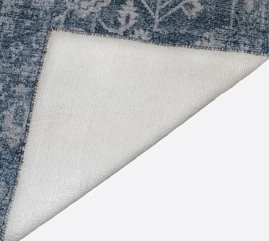 Damion Printed Handwoven Rug, 8' x 10', Indigo - Image 3
