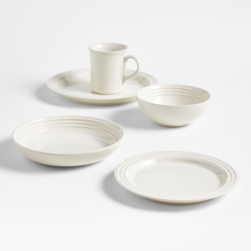 Le Creuset ® Cream Salad Plates, Set of 4 - Image 2