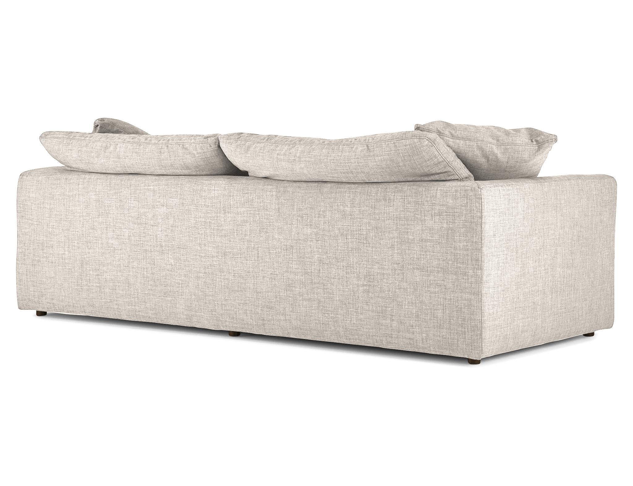 Beige/White Bryant Mid Century Modern Sofa - Merit Dove - Image 3