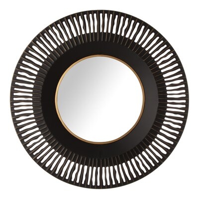 Woollard Metal Industrial Distressed Accent Mirror - Image 0