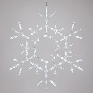 Twinkle Folding Snowflake Led Cool White Lights 20 Inch - Image 2