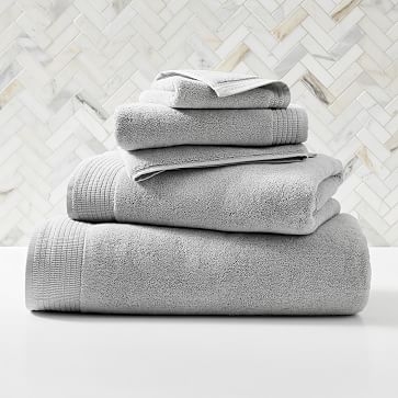 Organic Premium Spa Towel Set, Mocha, Set of 3 - Image 3