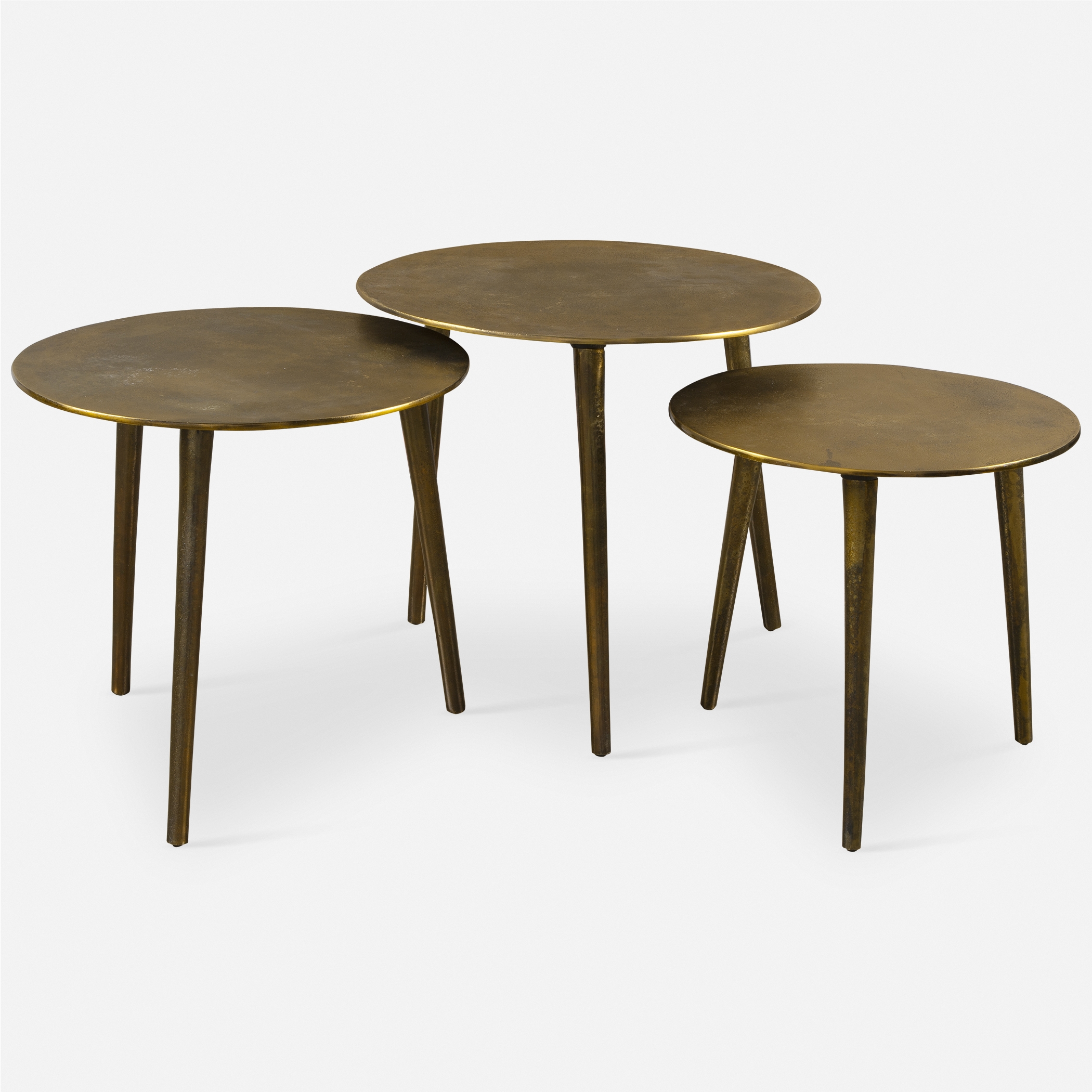 Kasai Gold Coffee Tables Set/3 - Image 0