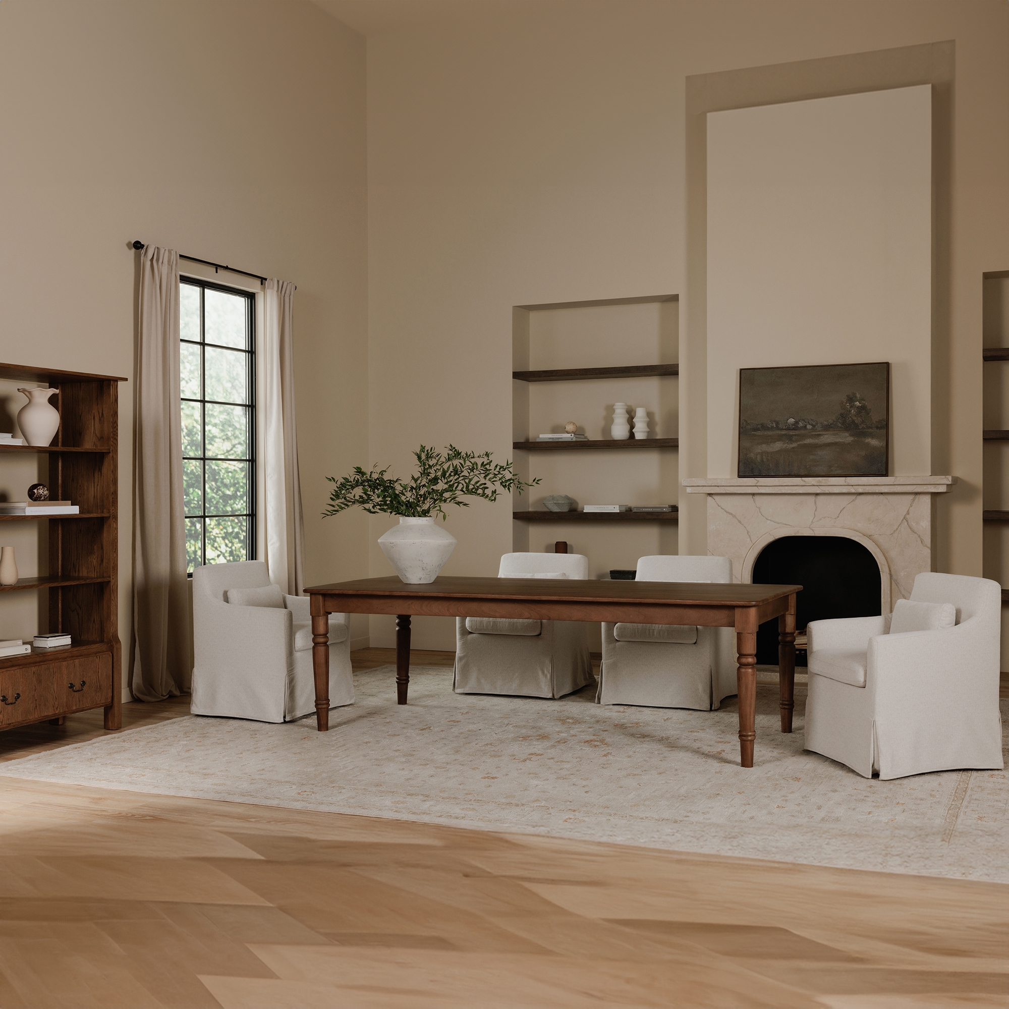 Russet Dining Table Brown - Image 7