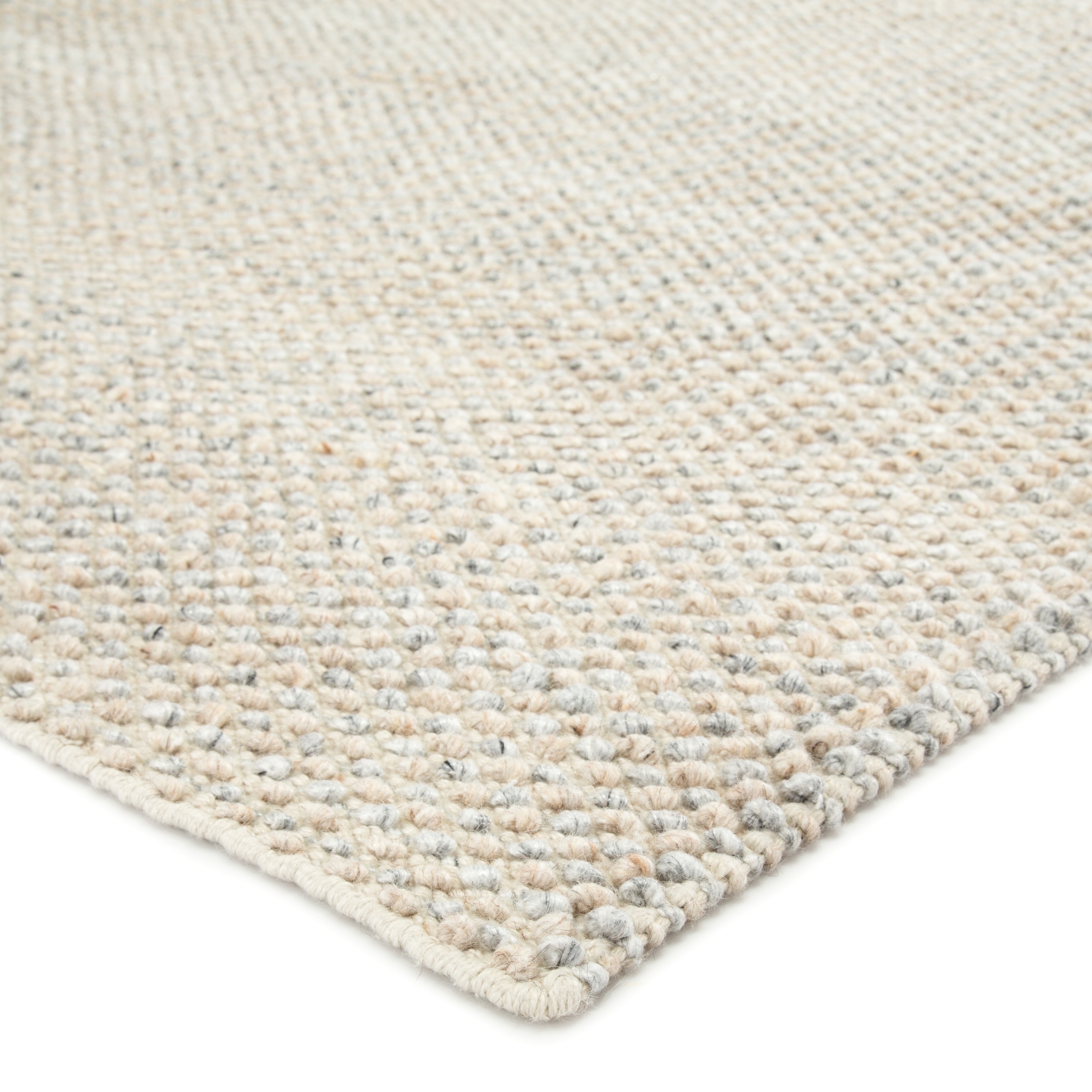 Limon Indoor/ Outdoor Solid Ivory/ Gray Area Rug (10'X14') - Image 1