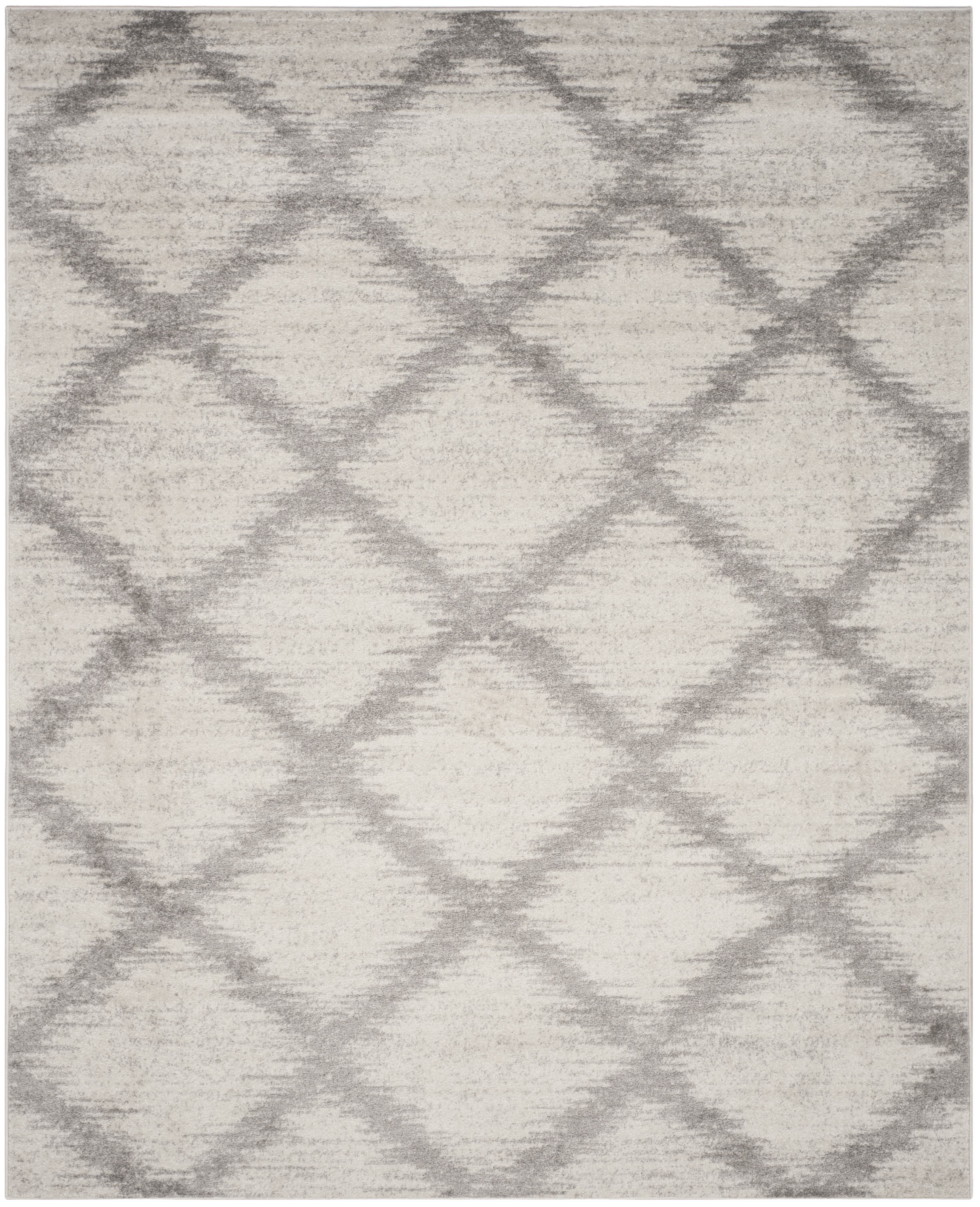 Arlo Home Woven Area Rug, ADR122B, Ivory/Silver,  10' X 14' - Image 0