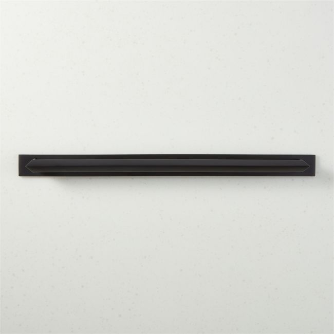 Blaine Black Handle with Back Plate 12" - Image 0