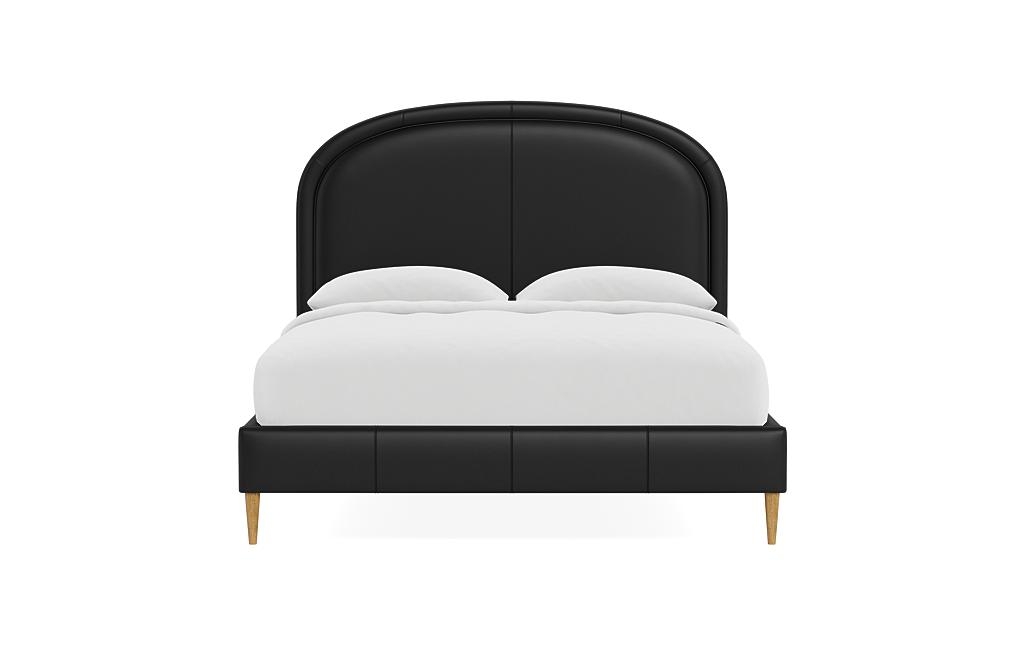 Anson Leather Upholstered Bed - Image 0
