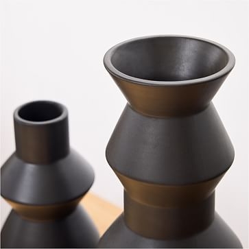 Totem Vase, 10.5", Slate - Image 2