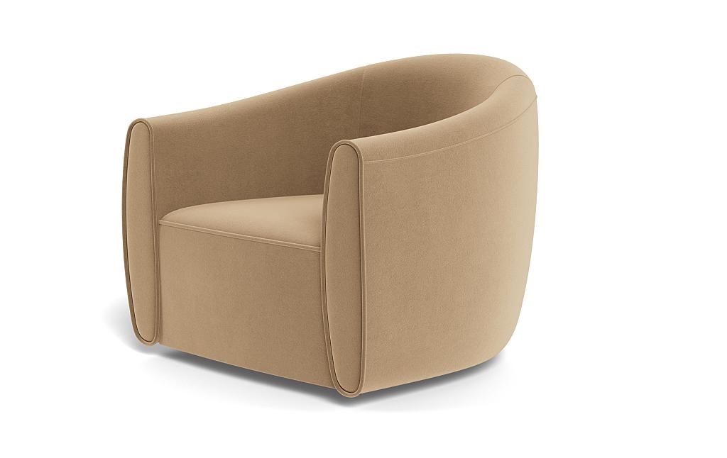 Lawson Swivel Chair with Contrast Piping - Image 2