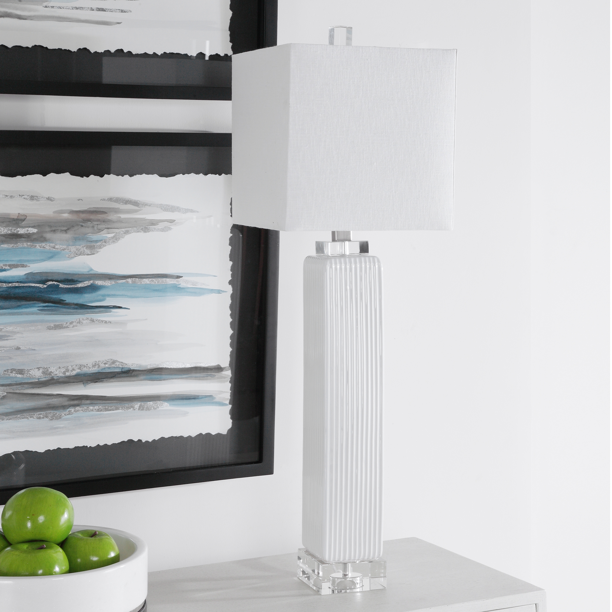 Bennett White Buffet Lamp - Image 2