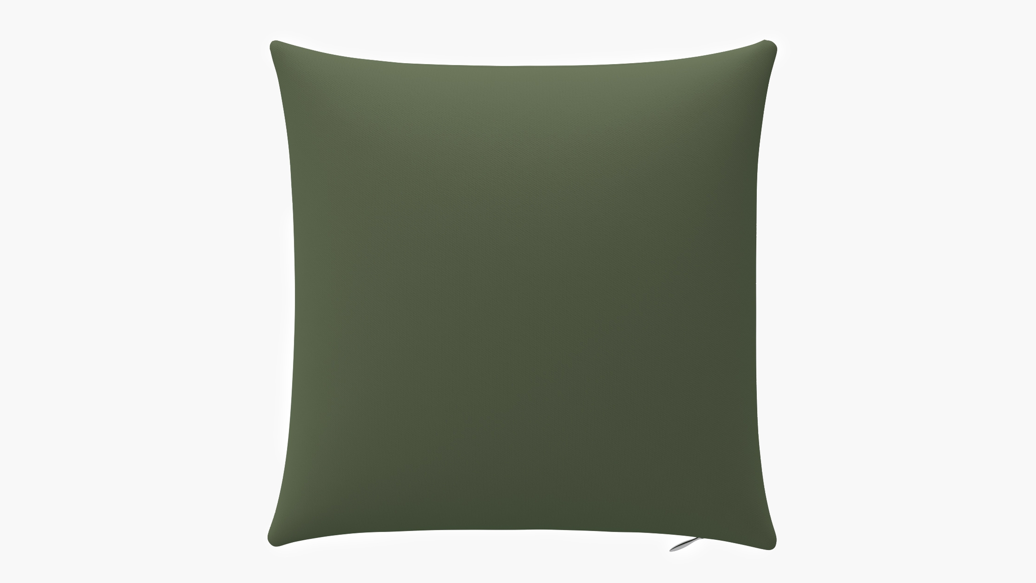 Outdoor 18" Throw Pillow, Olive, 18" x 18" - Image 0