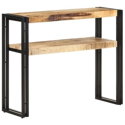 Millwood Pines Console Table 47.2"X11.8"X29.5" Rough Mango Wood - Image 0