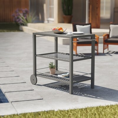 Volpe Outdoor Bar Serving Cart - Image 0
