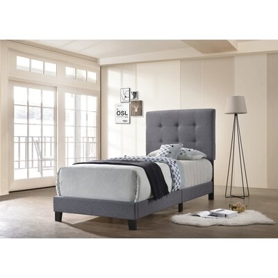Ajim Tufted Upholstered Low Profile Standard Bed - Image 0