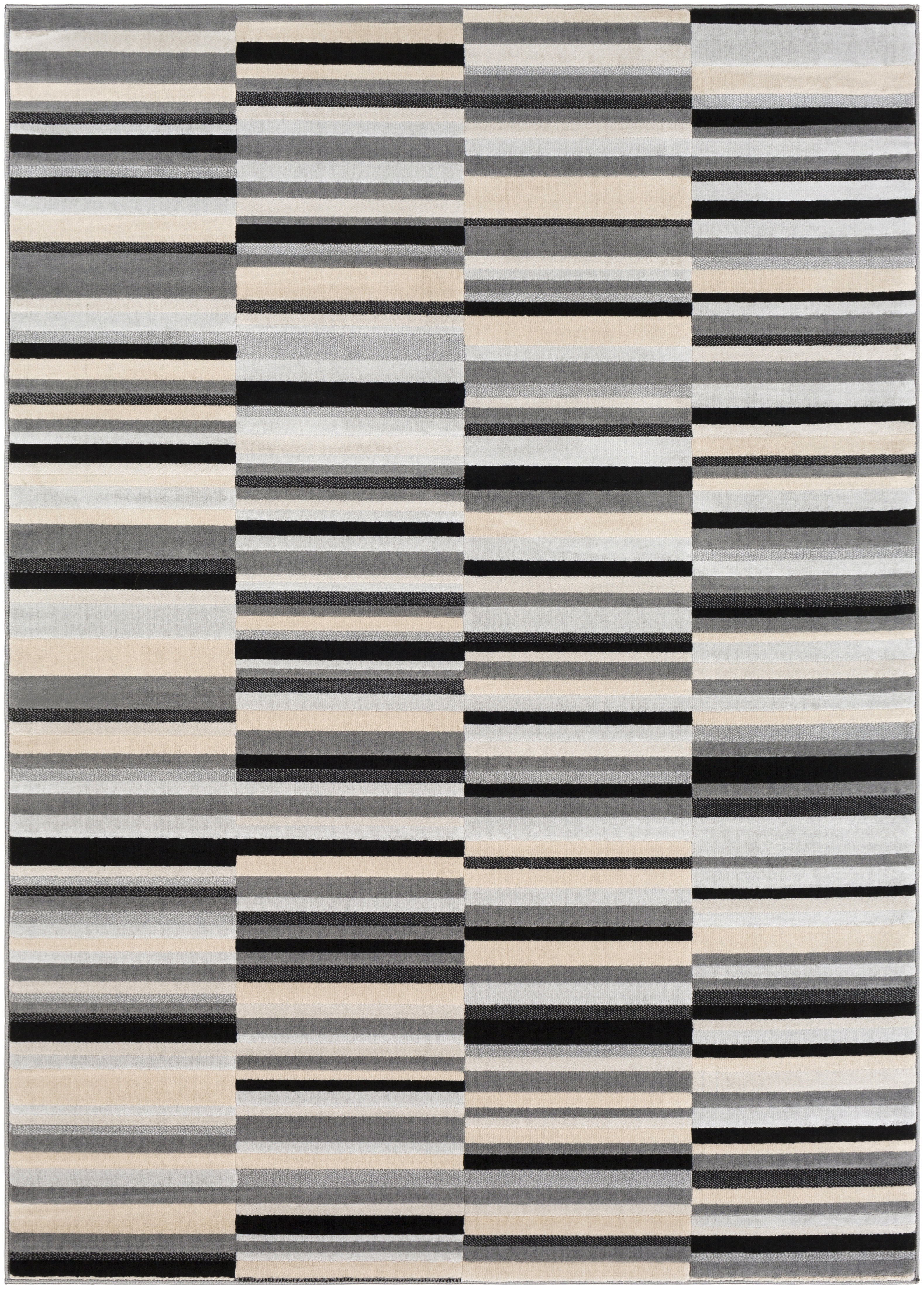 City Gray Indoor 2' x 2'11" Machine Woven Rug - Image 0