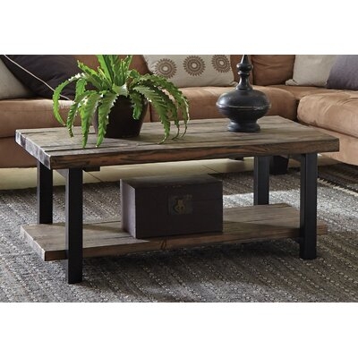 Honore 42" Wood/Metal Coffee Table - Image 1