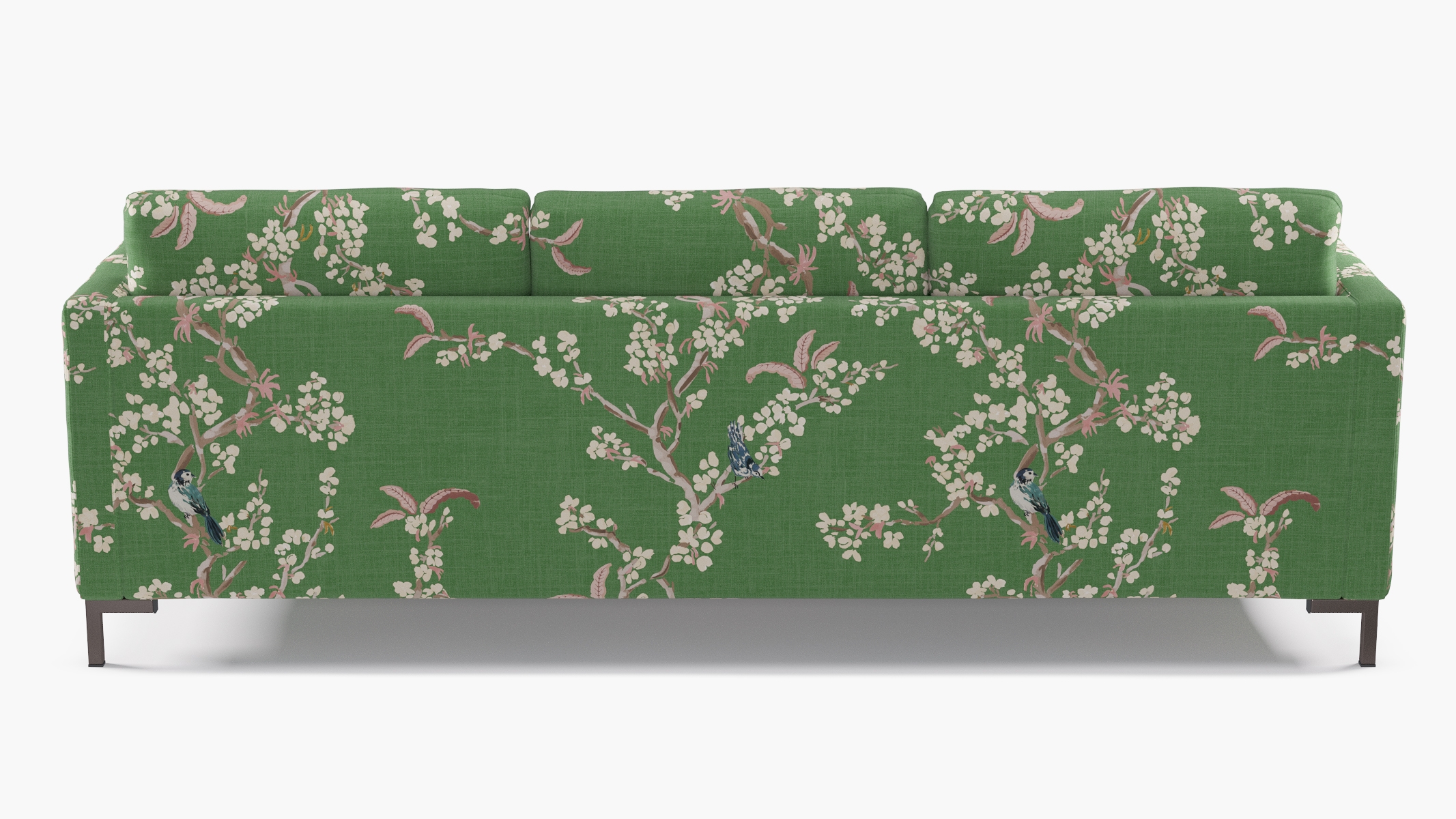 Modern Sofa, Jade Cherry Blossom, Bronze - Image 3