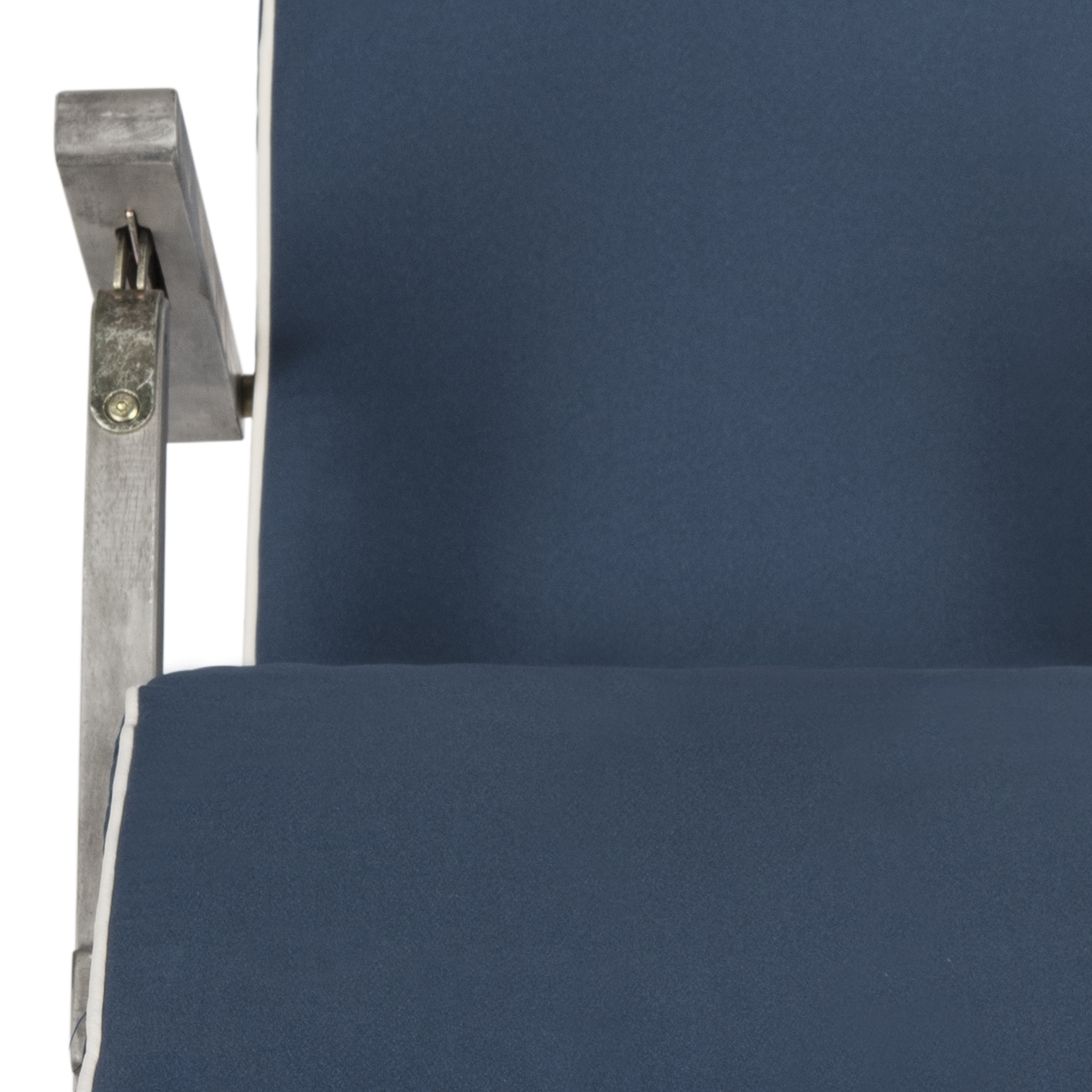 Palmdale Lounge Chair - Grey/Navy - Safavieh - Image 3