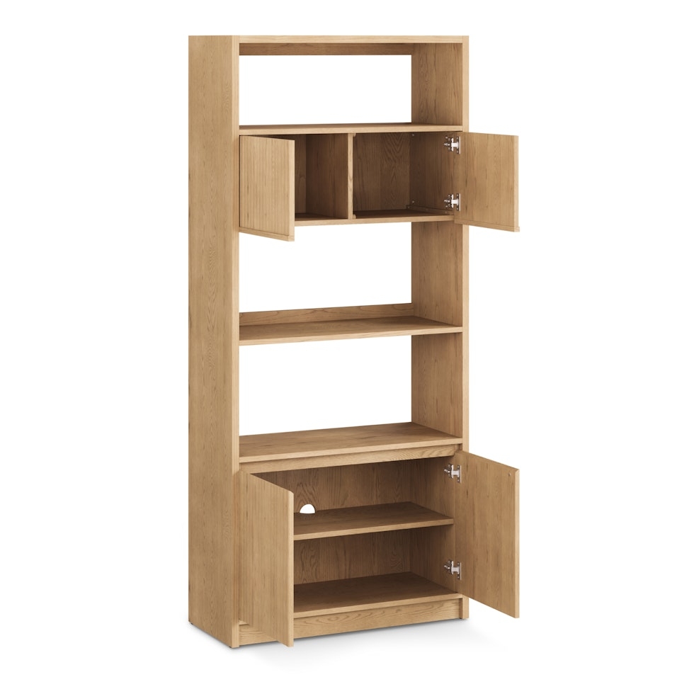 Kouva 36" Modular Bookcase - Natural Oak - Image 1