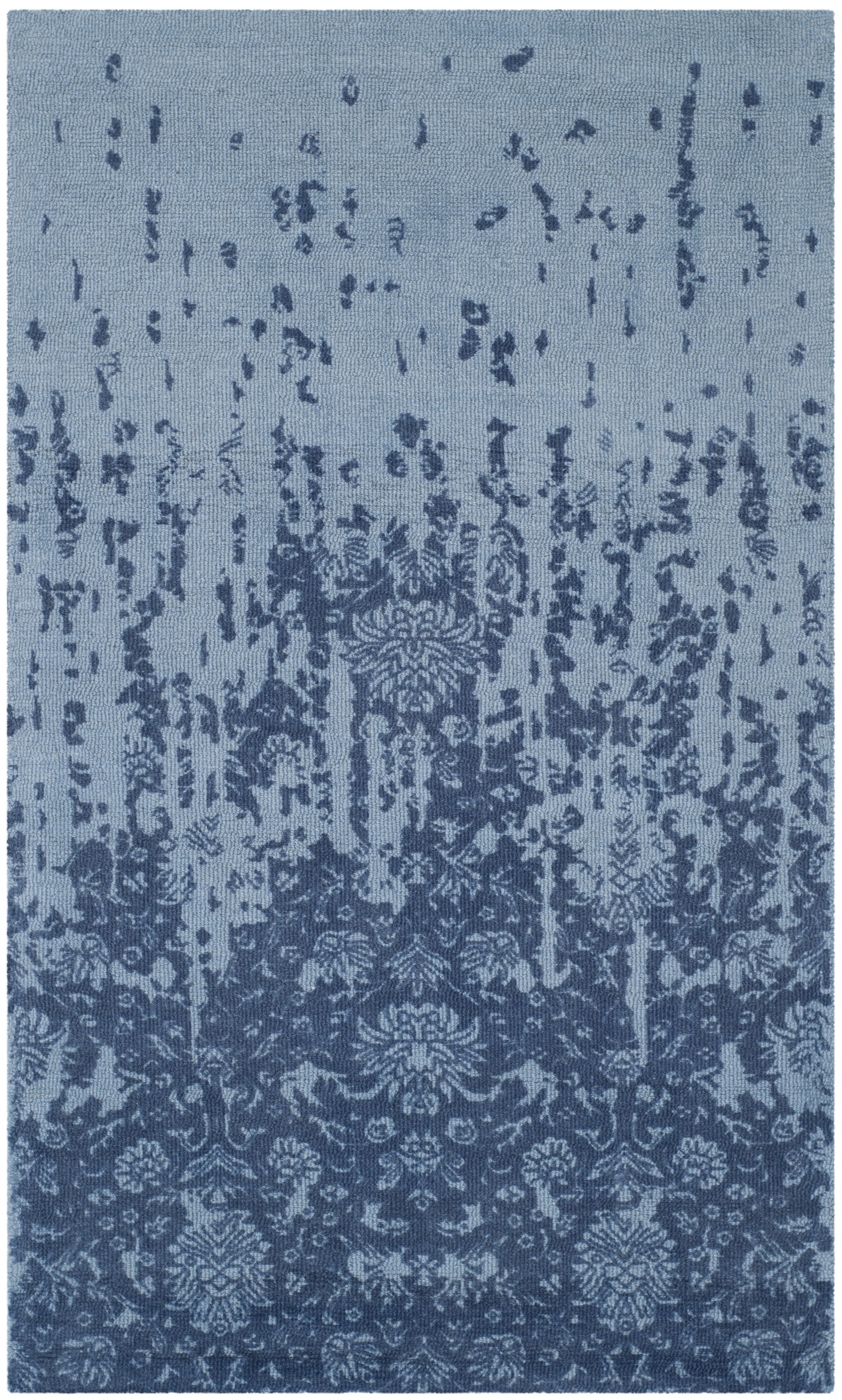 Arlo Home Hand Tufted Area Rug, RVT104E, Blue/Dark Blue,  3' X 5' - Image 0