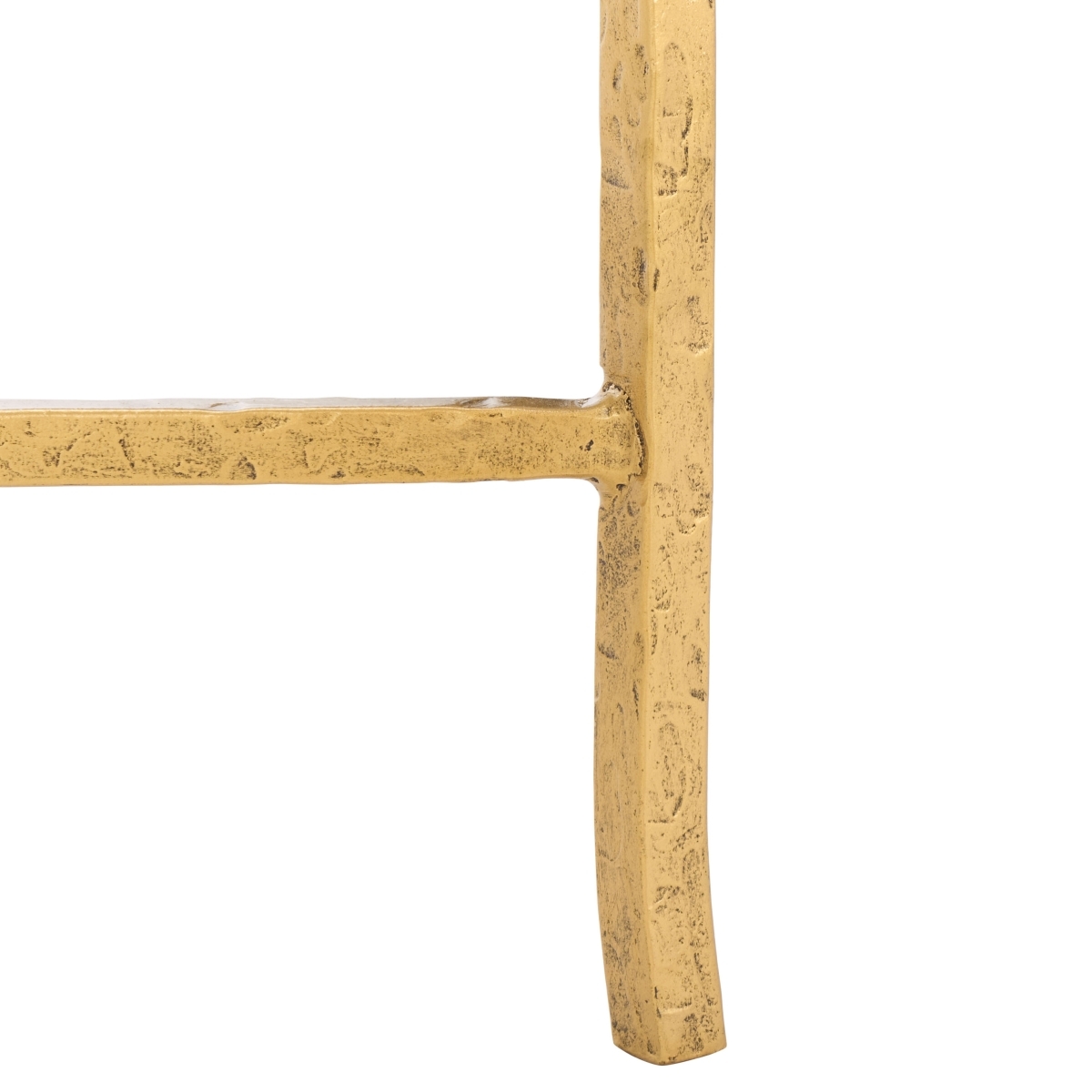 Tauri Metal Coffee Table - Brass/Clear - Image 3