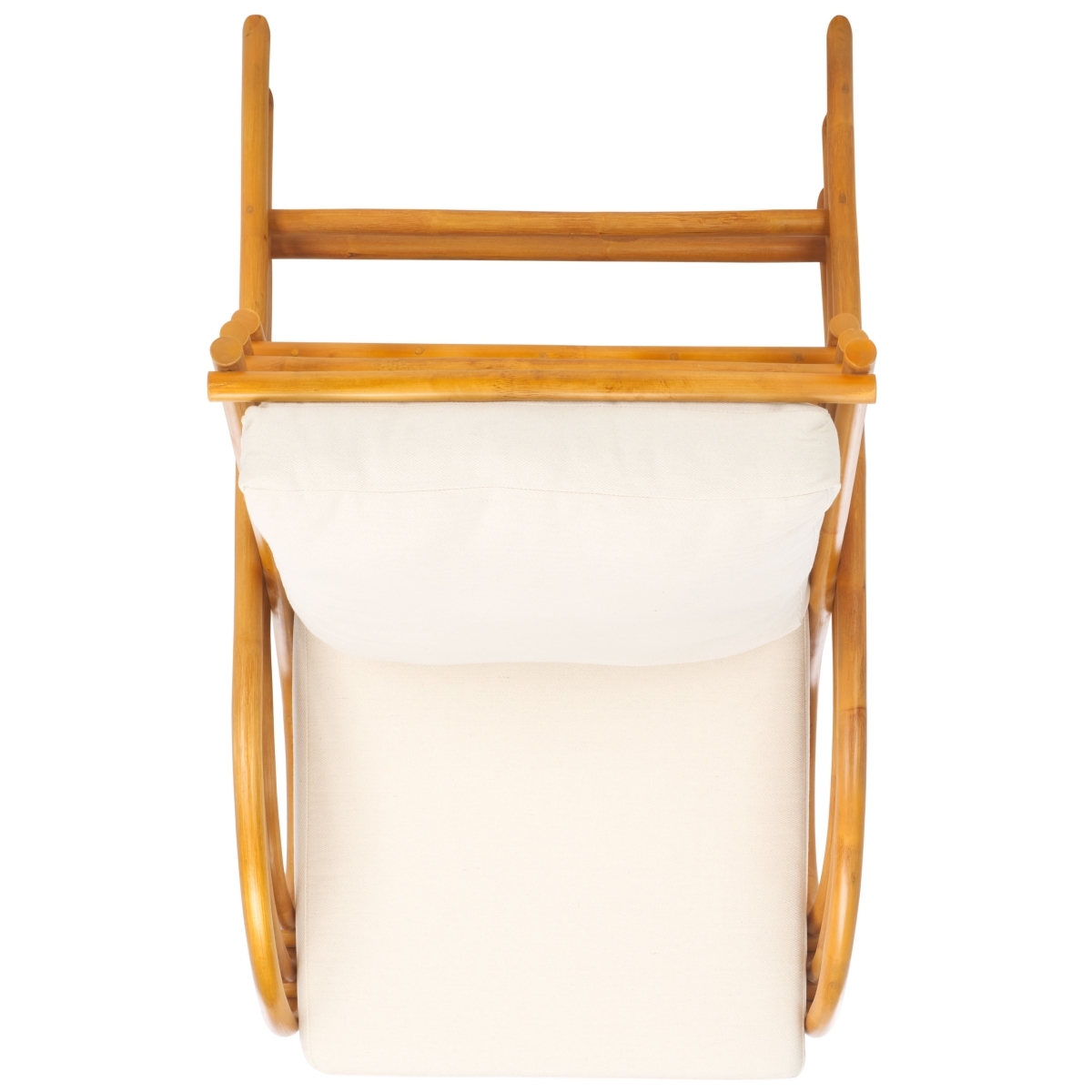 Fernson Rattan Accent Chair  - Natural / White - Safavieh - Image 5