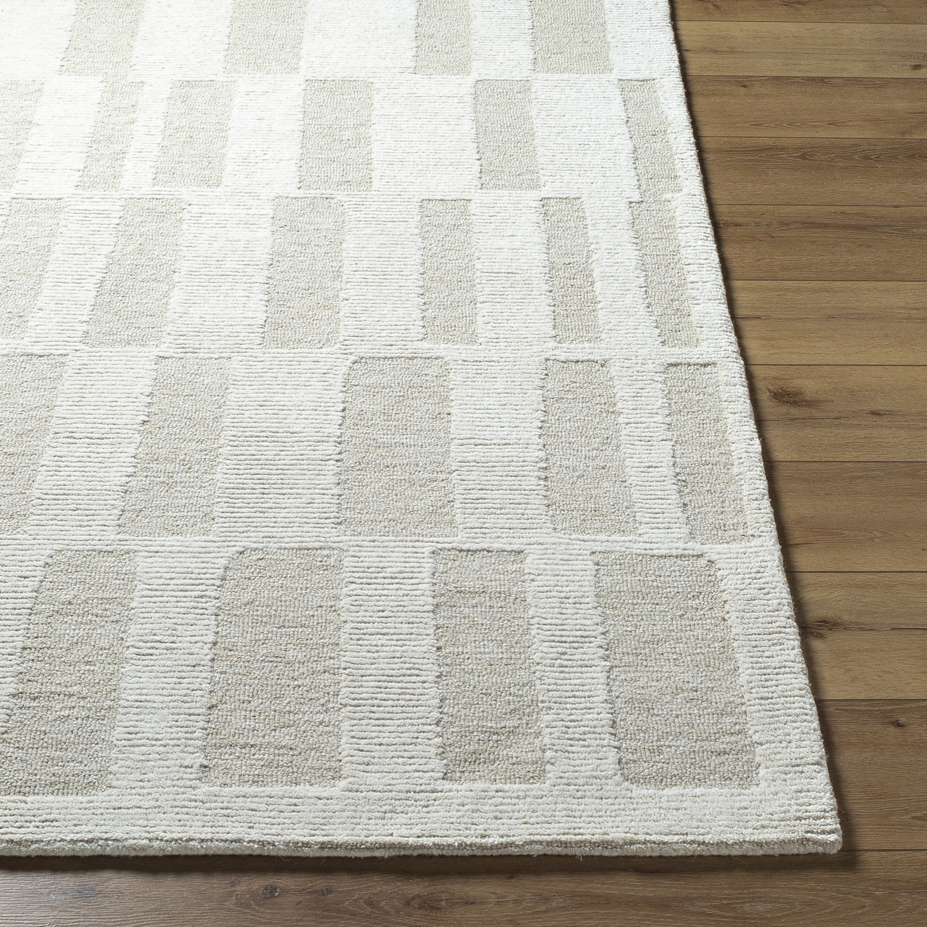 Bianca Beige Indoor 2' x 3' Handmade Rug - Image 1