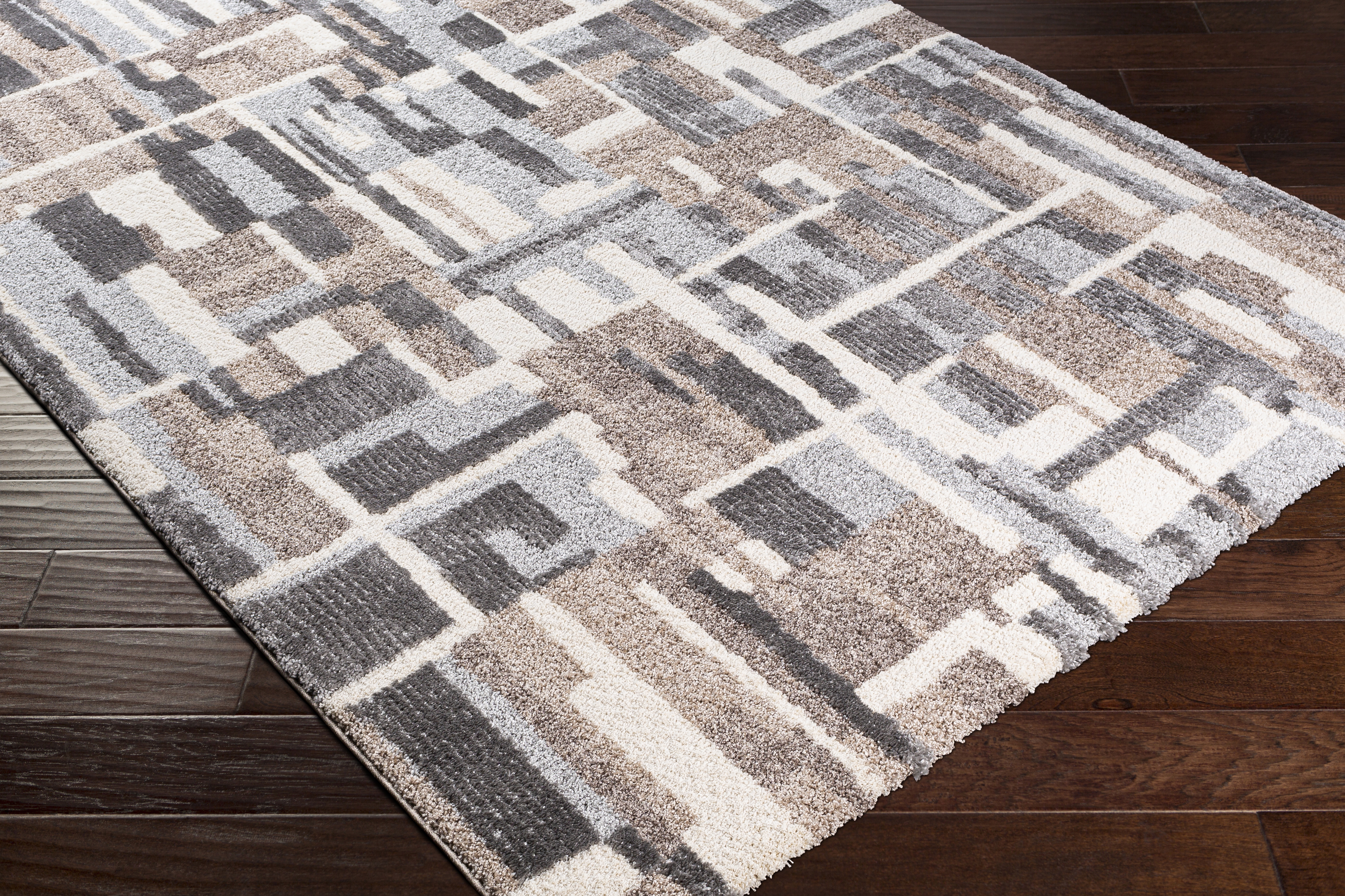 Cielo Gray Indoor 2' x 2'11" Machine Woven Rug - Image 6