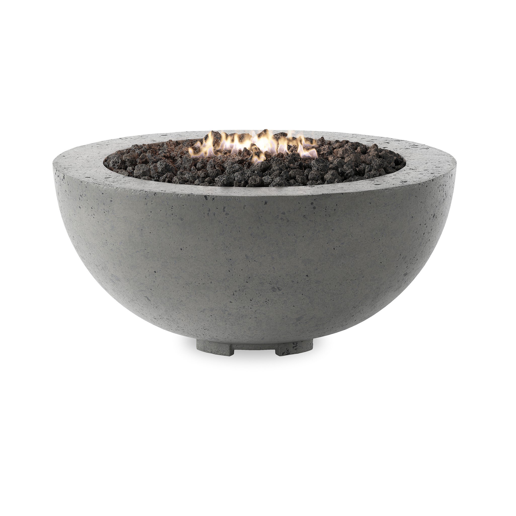 Bronson Outdoor Fire Table - Pewter Concrete - Image 1