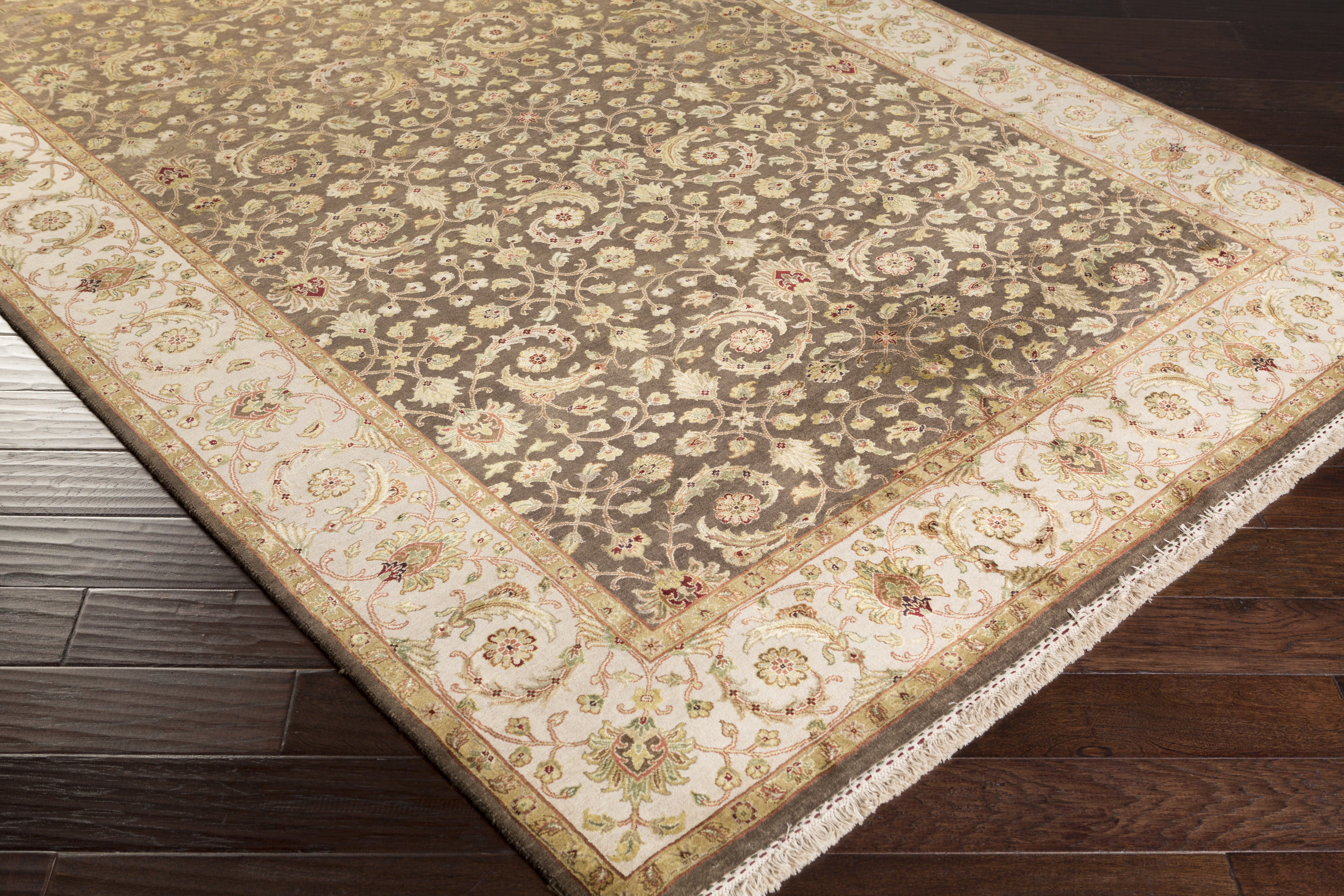Elizabeth Beige Indoor 2' x 3' Handmade Rug - Image 0