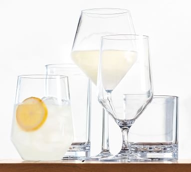 Happy Hour Acrylic Stemmed Wine Glass, Single - Aqua - Image 3