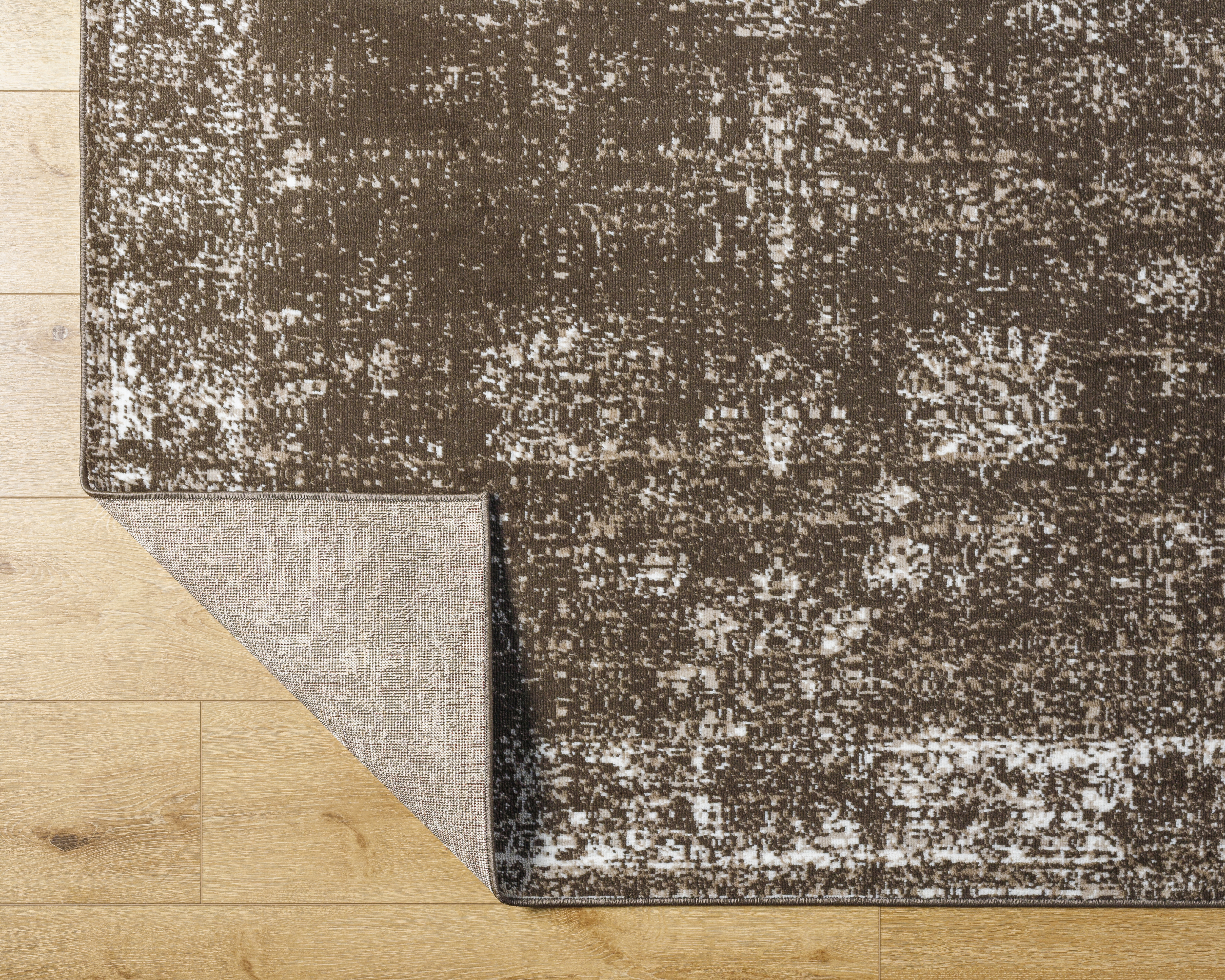 Livabliss Monte Carlo Brown Indoor 5'3" x 7'3" Machine Woven Rug - Image 4