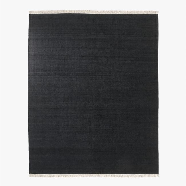 Leera Handloomed Black Performance Area Rug 6'X9' - Image 0