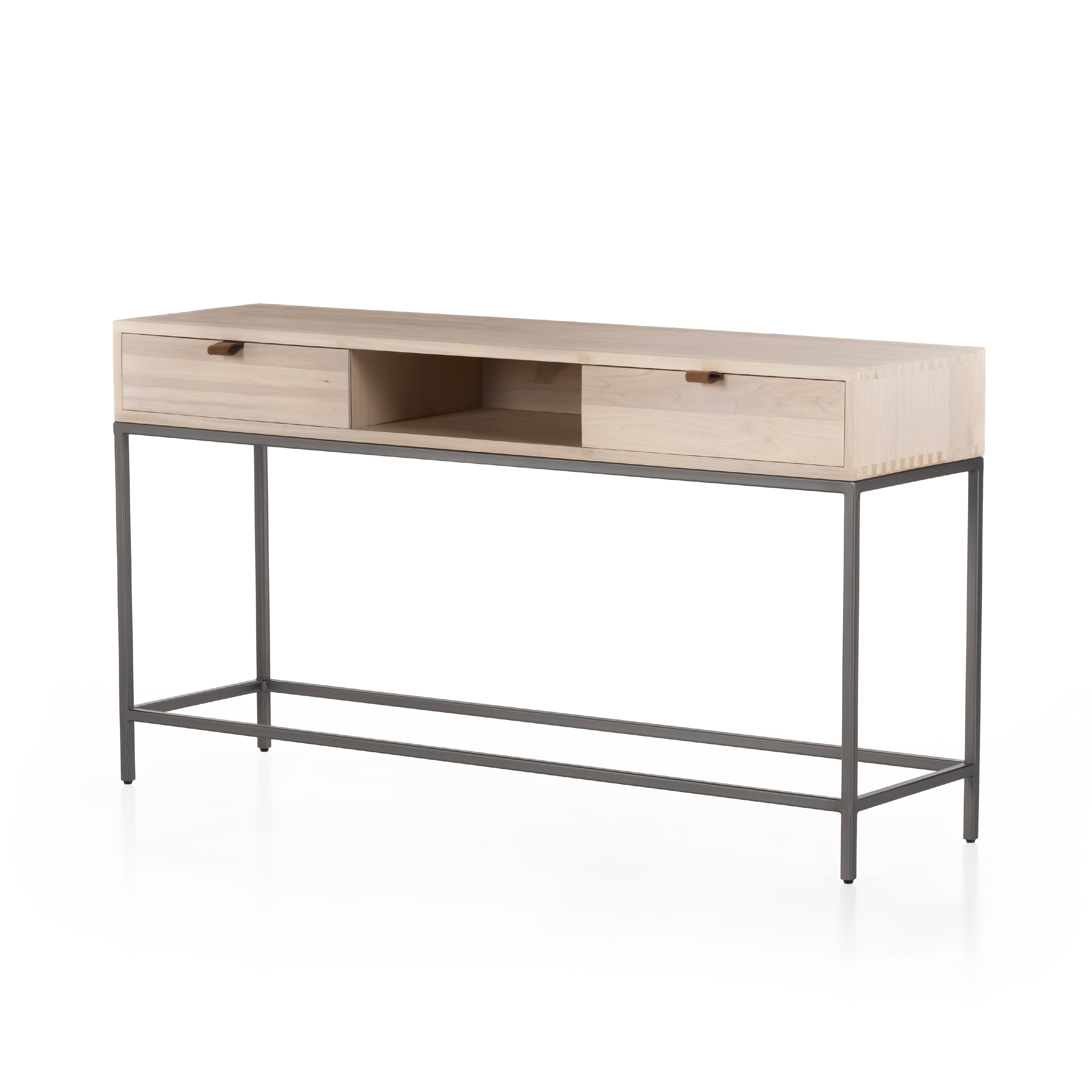 Trey Console Table-Dove Poplar - Image 0