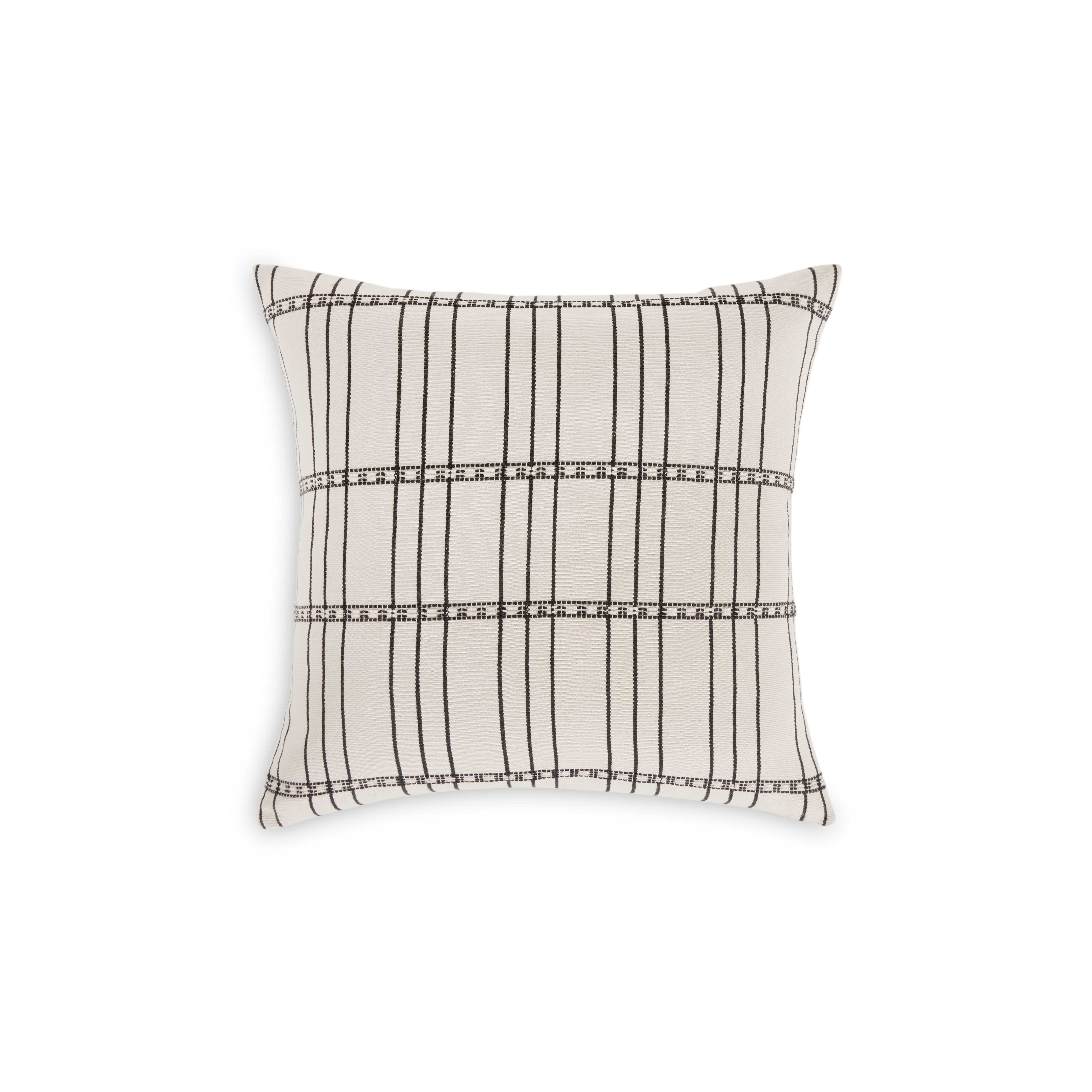 Handwoven Chiapas Pillow-Ivory-18â€x18â€ - Image 0