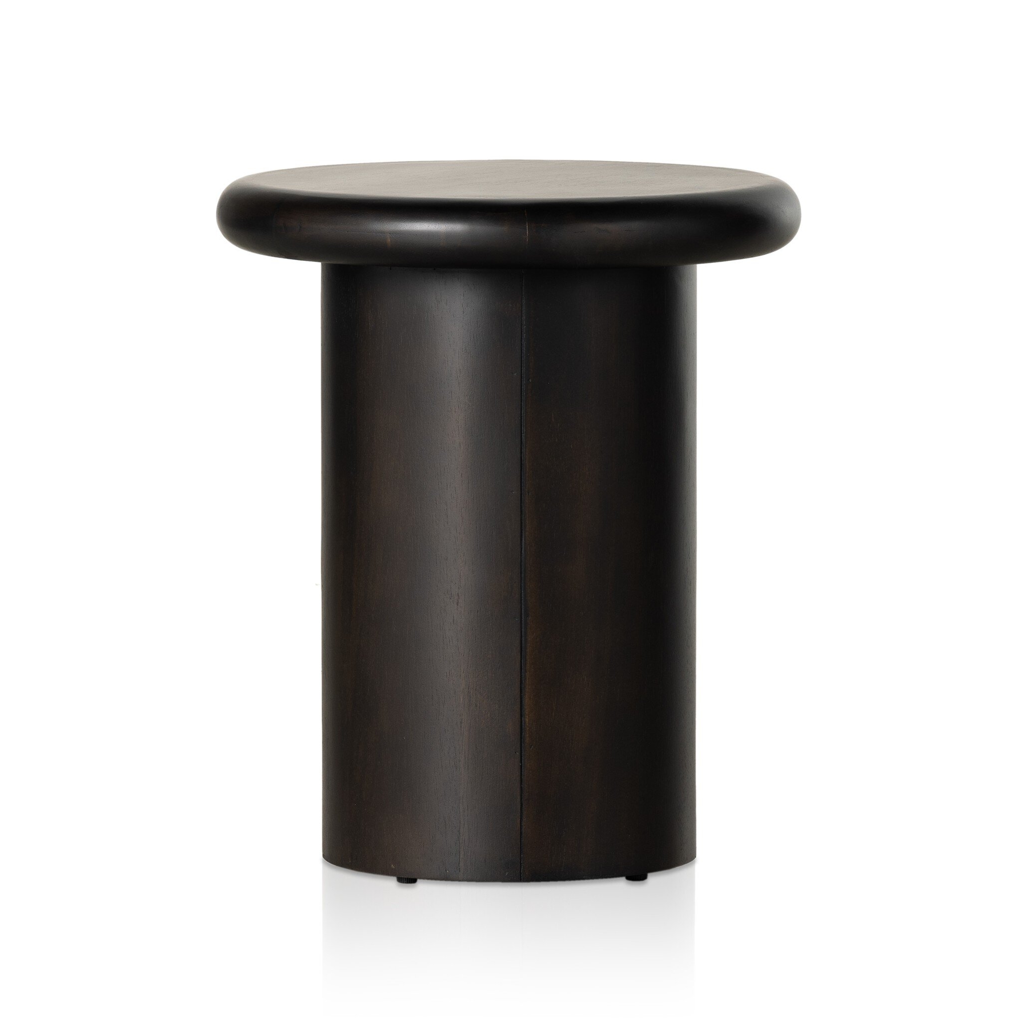 Zach End Table - Charcoal Parawood Solid - Image 0