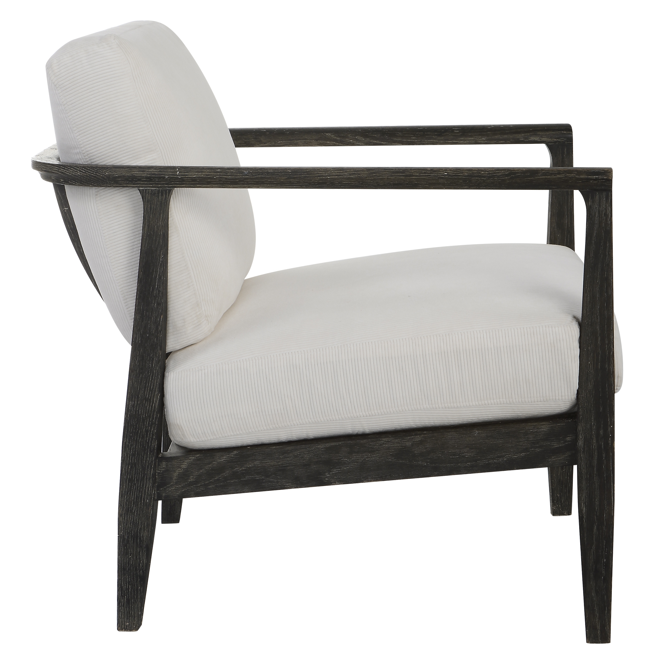 Brunei White Accent Chair - Image 4