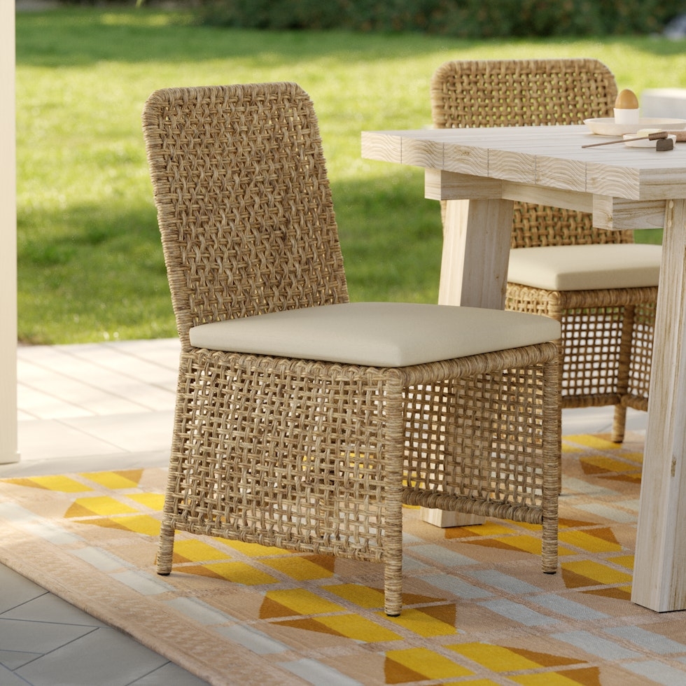 Robbi Outdoor Dining Chair - Dravite Ivory - Image 0