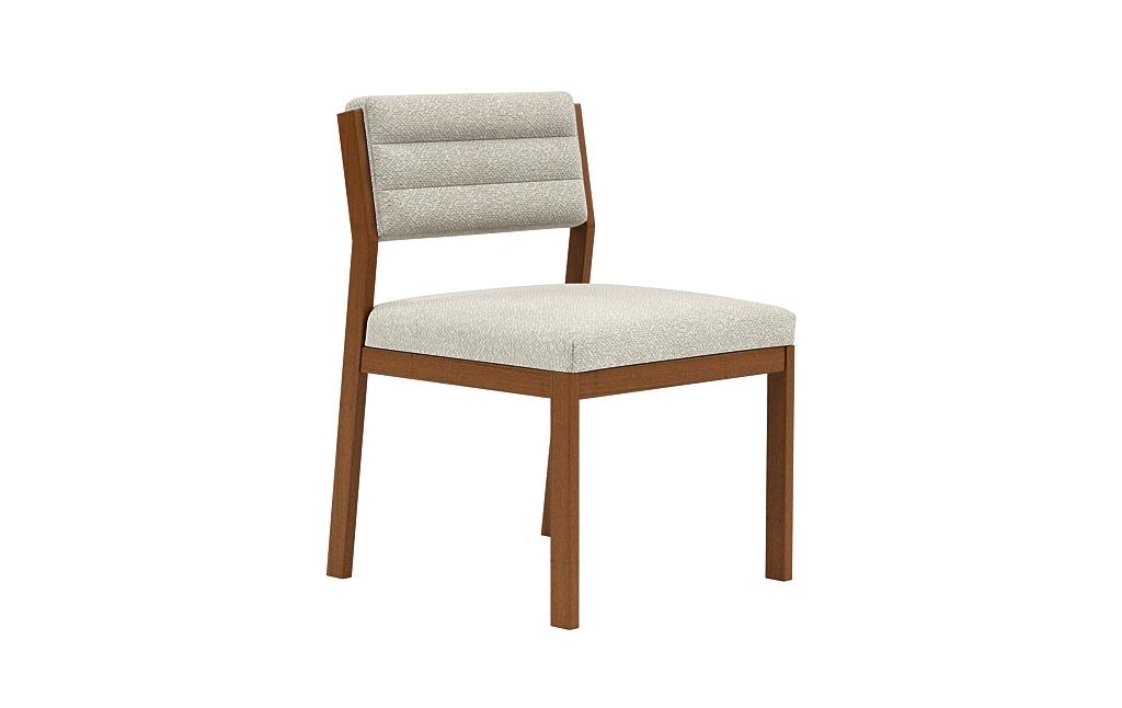 Nora Upholstered Armless Chair - Image 1