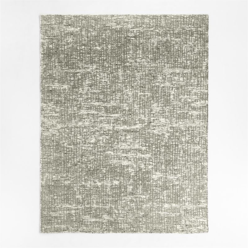 Montauban Wool Blend Handwoven Grey Area Rug 12'x15' - Image 2