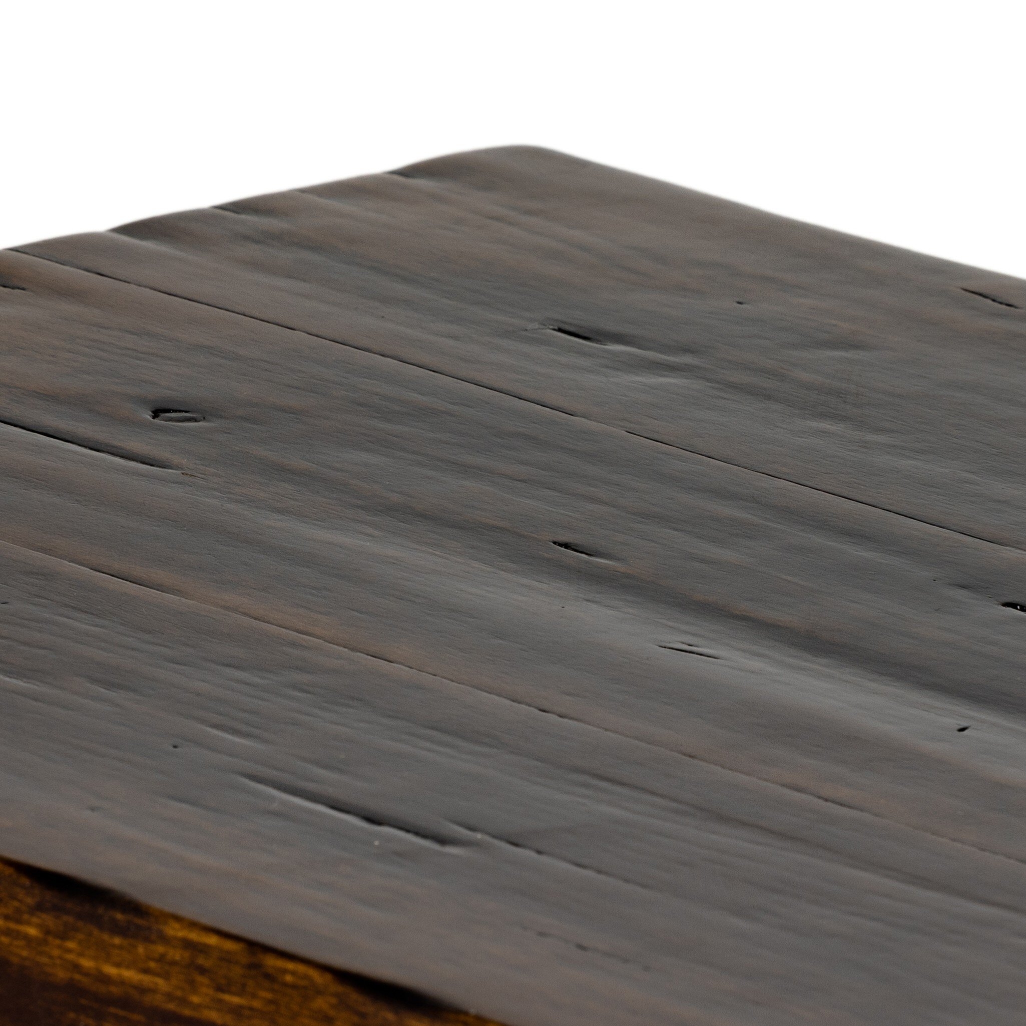 Trestle Console Table - Distressed Walnut - Image 8